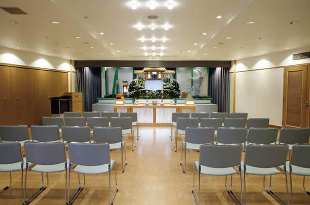 やわらぎ斎場旭川2階法要式場旭川5条通葬儀葬式法要画像イメージ
