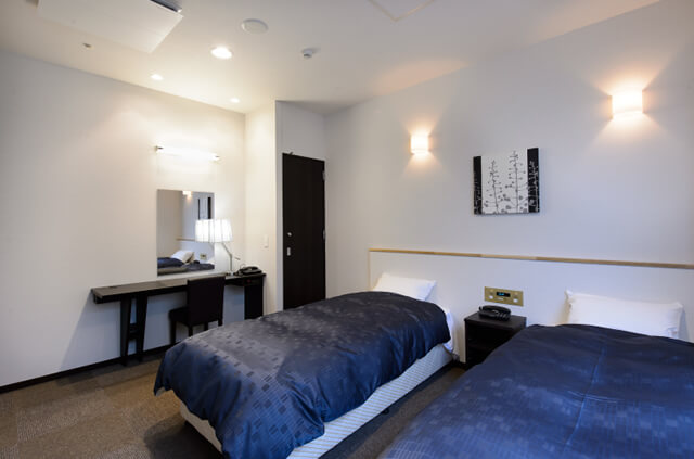 やわらぎ斎場江別親族控室（ベッドルーム）江別市高砂町葬儀葬式法要画像イメージ
