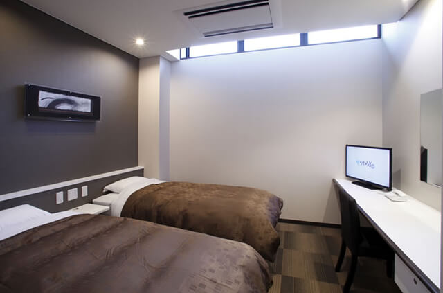 やわらぎ斎場恵庭親族控室（ベッドルーム）恵庭市有明町葬儀葬式法要画像イメージ
