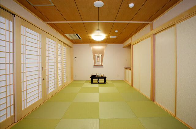 やわらぎ伏見別邸親族控室（和室）札幌中央区葬儀葬式法要画像イメージ
