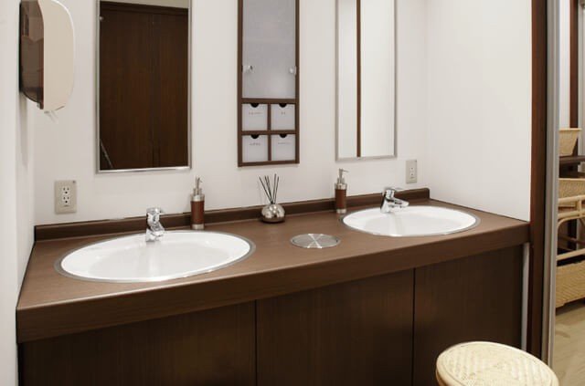 やわらぎ斎場永山洗面室旭川永山葬儀葬式法要画像イメージ
