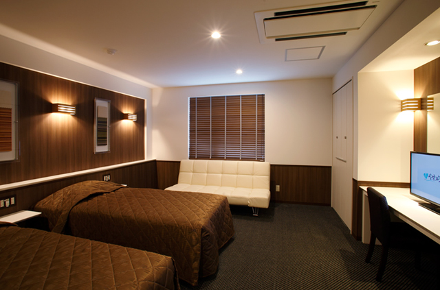 やわらぎ斎場西野親族控室（ベッドルーム）札幌市西区葬儀葬式法要画像イメージ
