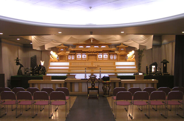 やわらぎ斎場西岡1階式場札幌市豊平区葬儀葬式法要画像イメージ
