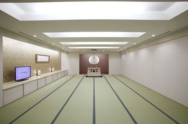 やわらぎ斎場滝川親族控室（和室）滝川朝日町葬儀葬式法要画像イメージ
