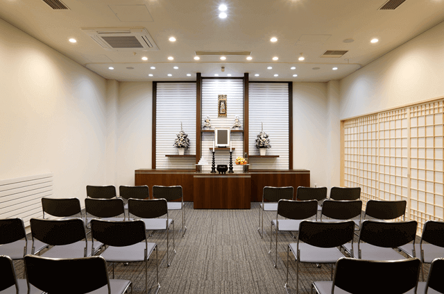 やわらぎ斎場屯田法要専用式場札幌北区屯田葬儀葬式法要画像イメージ

