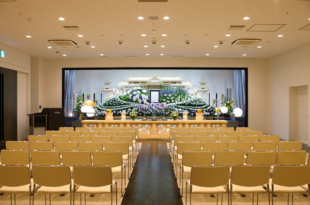 やわらぎ斎場東光1階式場旭川東光葬儀葬式法要画像イメージ
