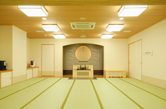 やわらぎ斎場センティア28親族控室（和室）札幌市中央区葬儀葬式法要画像イメージ